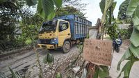Penampakan Wisata Jalan Rusak di Muaro Jambi