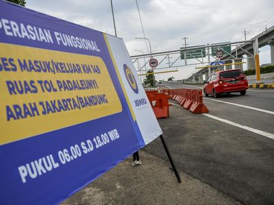Potret Pintu Tol KM 149 Bandung Dibuka Fungsional untuk Antisipasi Macet