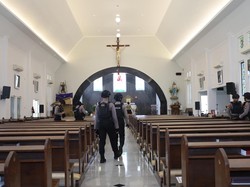 Perayaan Natal, Polisi Sterilisasi Sejumlah Gereja di Surabaya Utara