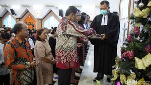Suasana Misa Natal di HKBP Cilincing