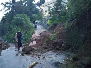 Bencana Terjang Ciamis Dampak Hujan Deras Disertai Angin Kencang