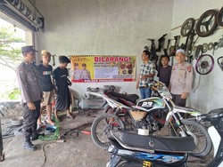 Polisi Sampang Datangi Bengkel Larang Pasang Knalpot Brong