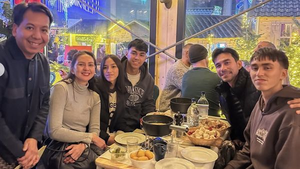 Potret Keluarga Donna-Darius Rayakan Natal dan Kulineran di Eropa