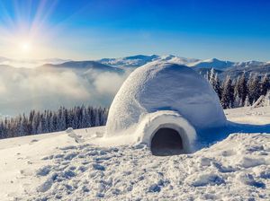 Begini Lho Cara Bikin Rumah Igloo dari Salju, Sederhana tapi... Begini Lho Cara Bikin Rumah Igloo dari Salju, Sederhana tapi...