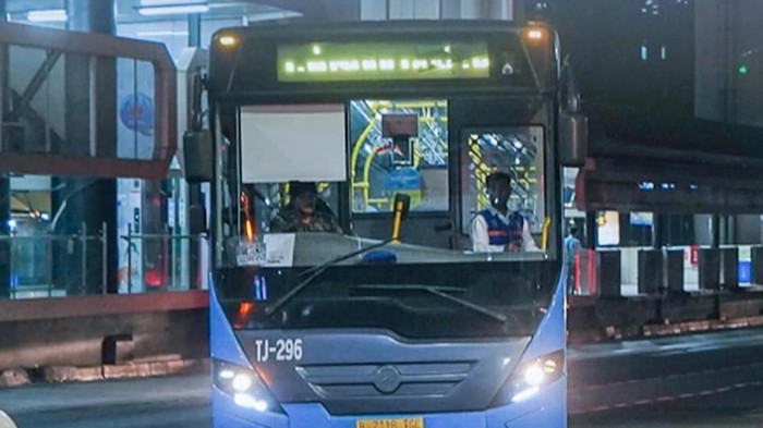 Ilustrasi bus TransJakarta (dok TransJ)
