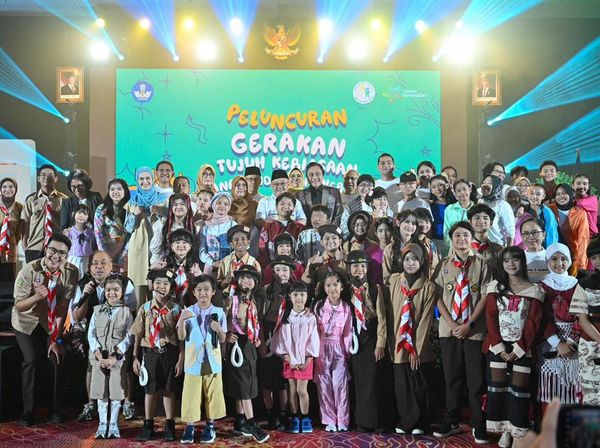 Potret Momen Peluncuran Gerakan 7 Kebiasaan Anak Indonesia Hebat, Yuk Lakukan!