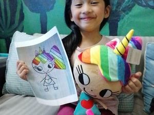 Keren! Ketika Gambar Anak-anak Dibikin Boneka Sungguhan