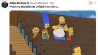 Meme ini menggambarkan fans MU yang sakit hati lihat timnya bermain dan meminta mereka untuk segera menyudahi pertandingan! (Foto: Twitter)