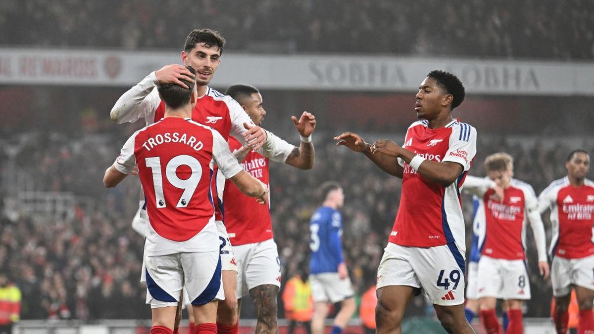 Arsenal baru saja mengalahkan Ipswich Town 1-0 berkat gol Kai Havertz. Foto: Arsenal FC via Getty Images/David Price