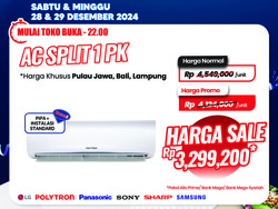 AC Split 1 PK Diskon Besar-besaran di Transmart Full Day Sale