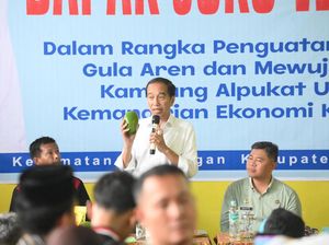Jokowi Kunjungi Desa Peron Kendal, Kagumi Produk Gula Aren dan Alpukat