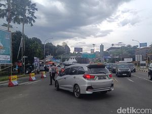 One Way di Puncak Bogor Berakhir, Lalu Lintas Kembali Normal Dua Arah
