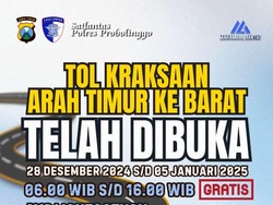 Tol Probowangi Fungsional 1 Arah Kraksaan-Gending Saat Arus Balik Nataru