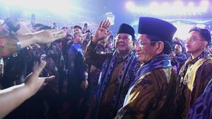 Potret Prabowo Hadiri Perayaan Natal Nasional 2024 di Indonesia Arena