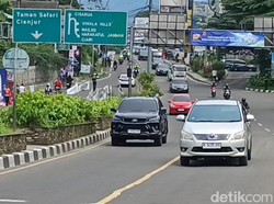 H-2 Tahun Baru, 13 Ribu Kendaraan Masuk Kawasan Puncak Bogor Siang Ini
