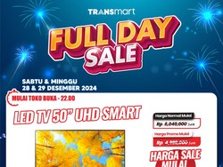 TV LED Diskon hingga Rp 3 Jutaan, Spesial di Transmart Full Day Sale