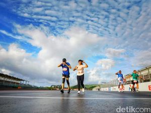 Sunday Fun Run di Sirkuit Mandalika Diikuti Pelari Domestik-Mancanegara