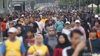 Keramaian CFD Terakhir Tahun 2024 di Bundaran HI