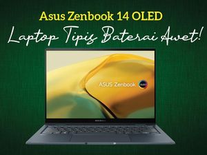 Asus Zenbook 14 OLED , Laptop Tipis Baterai Awet!