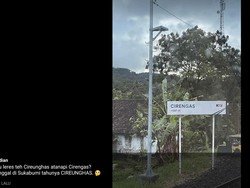 Papan Halte Ini Jadi Sorotan Warga Sukabumi, Cirengas atau Cireunghas?
