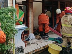 Rumah di Pabean Cantian Surabaya Ludes Terbakar gegara Obat Nyamuk