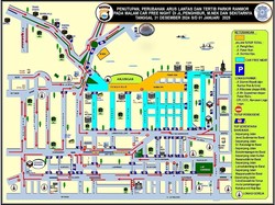 Catat! Ini Daftar Lokasi Parkir Malam Tahun Baru 2025 di Area Losari Makassar