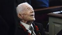 Potret Presiden AS Jimmy Carter yang Meninggal Usia 100 Tahun