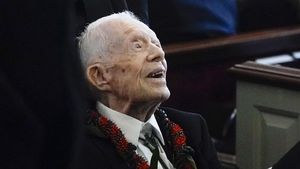 Potret Presiden AS Jimmy Carter yang Meninggal Usia 100 Tahun