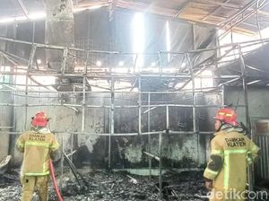 Diduga Korsleting Dinamo, Tempat Produksi Kerajinan di Beji Klaten Terbakar
