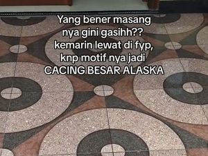 Viral Salah Pasang Keramik Jadi Cacing Besar Alaska, Ternyata Ini yang Benar Viral Salah Pasang Keramik Jadi Cacing Besar Alaska, Ternyata Ini yang Benar