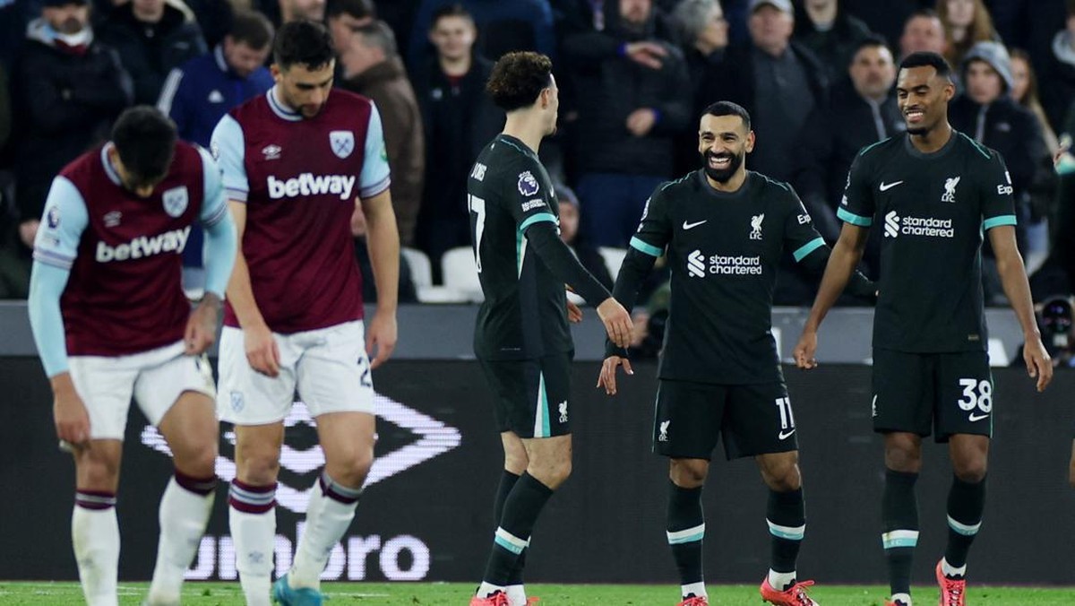 Liverpool menang 5-0 atas West Ham United dalam lanjutan Premier League (Foto: REUTERS/Isabel Infantes)