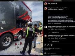 Bus Tingkat Juragan99 Trans Alami Pecah Ban di Jalan Tol, Bisa Jadi Ini Penyebabnya