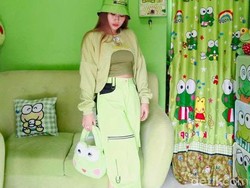 Viral Seisi Rumah Bertema Kodok Hijau, Ada Filosofi di Baliknya