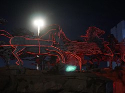 Menghidupkan Patung Arjuna Wijaya ke Video Mapping Ciptaan Eldwin Pradipta