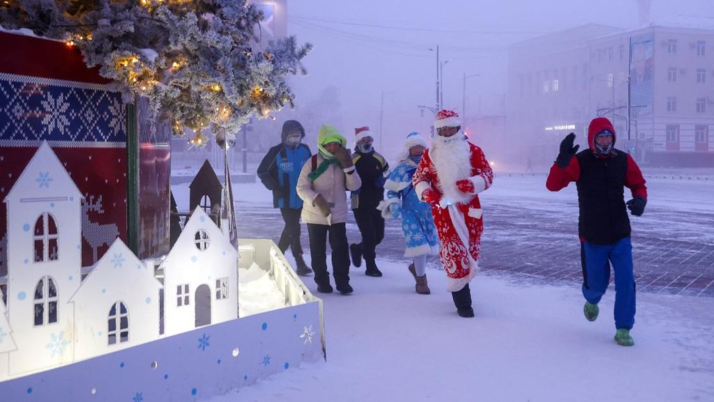 Lomba Lari Malam Tahun Baru di Kota Terdingin Dunia Lomba Lari Malam Tahun Baru di Kota Terdingin Dunia