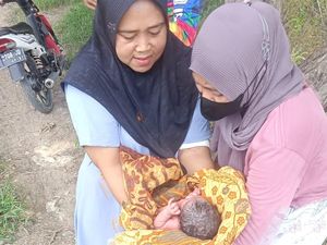Begini Awal Penemuan Bayi di Gresik yang Dibuang ke Sawah Begini Awal Penemuan Bayi di Gresik yang Dibuang ke Sawah