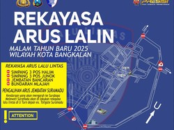 Rekayasa Lalu Lintas Saat Perayaan Malam Tahun Baru 2025 di Bangkalan