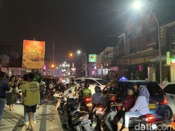 Jalanan Kuta Macet Total Seusai Perayaan Malam Tahun Baru 205
