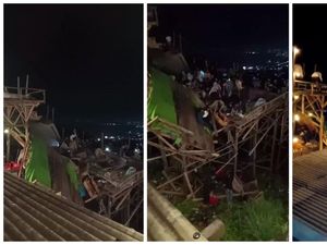 Video Kepanikan Pengunjung Kafe di Lampung yang Ambruk Saat Tahun Baru Video Kepanikan Pengunjung Kafe di Lampung yang Ambruk Saat Tahun Baru