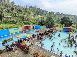 Wisata Air di Ciamis Diserbu Wisatawan Lokal saat Libur Tahun Baru