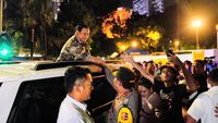 Potret Kapolri Bertemu Prabowo di Bundaran HI Saat Cek Pengamanan Tahun Baru