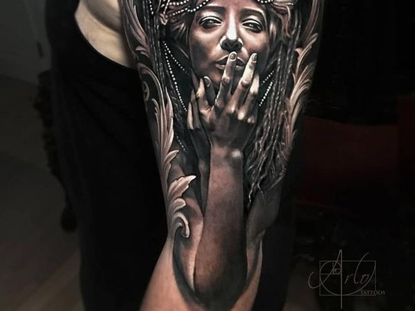 Super Keren! Seni Tato Surealis Tampak Seperti Sungguhan