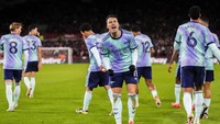 Gabriel Martinelli - 7 gol di seluruh ajang buat Arsenal musim ini. Foto: AP/Kirsty Wigglesworth