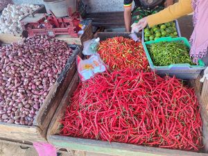 Harga Cabai di Palembang Pedas di Awal Tahun Harga Cabai di Palembang Pedas di Awal Tahun
