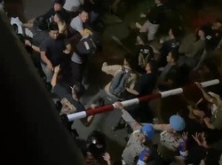 HMI Sempat Geruduk Polresta Mamuju Usai Kader Dikeroyok Puluhan Oknum Polisi