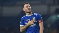 Marc Klok menjadi salah satu pemain yang sudah dipinggirkan oleh Shin Tae-yong. Gelandang Persib Bandung itu kini bisa saja kembali ke Timnas Indonesia lagi. (Foto: Rifkianto Nugroho/detikcom)