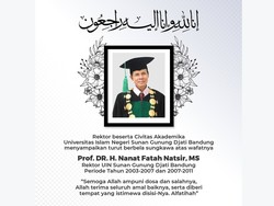 Mantan Rektor UIN Bandung Nanat Fatah Natsir Meninggal Dunia