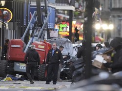 Horor Maut di Tahun Baru Saat Truk Tabrak Kerumunan Warga AS