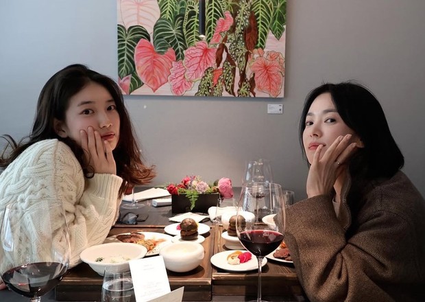 Song Hye Kyo dan Bae Suzy/ Foto: instagram.com/kyo1122