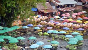 Asiknya Bersantai di Wisata Air Lubuk Lukum Padang